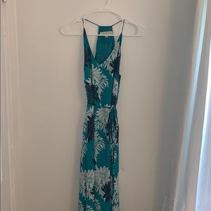 Loft floral maxi dress